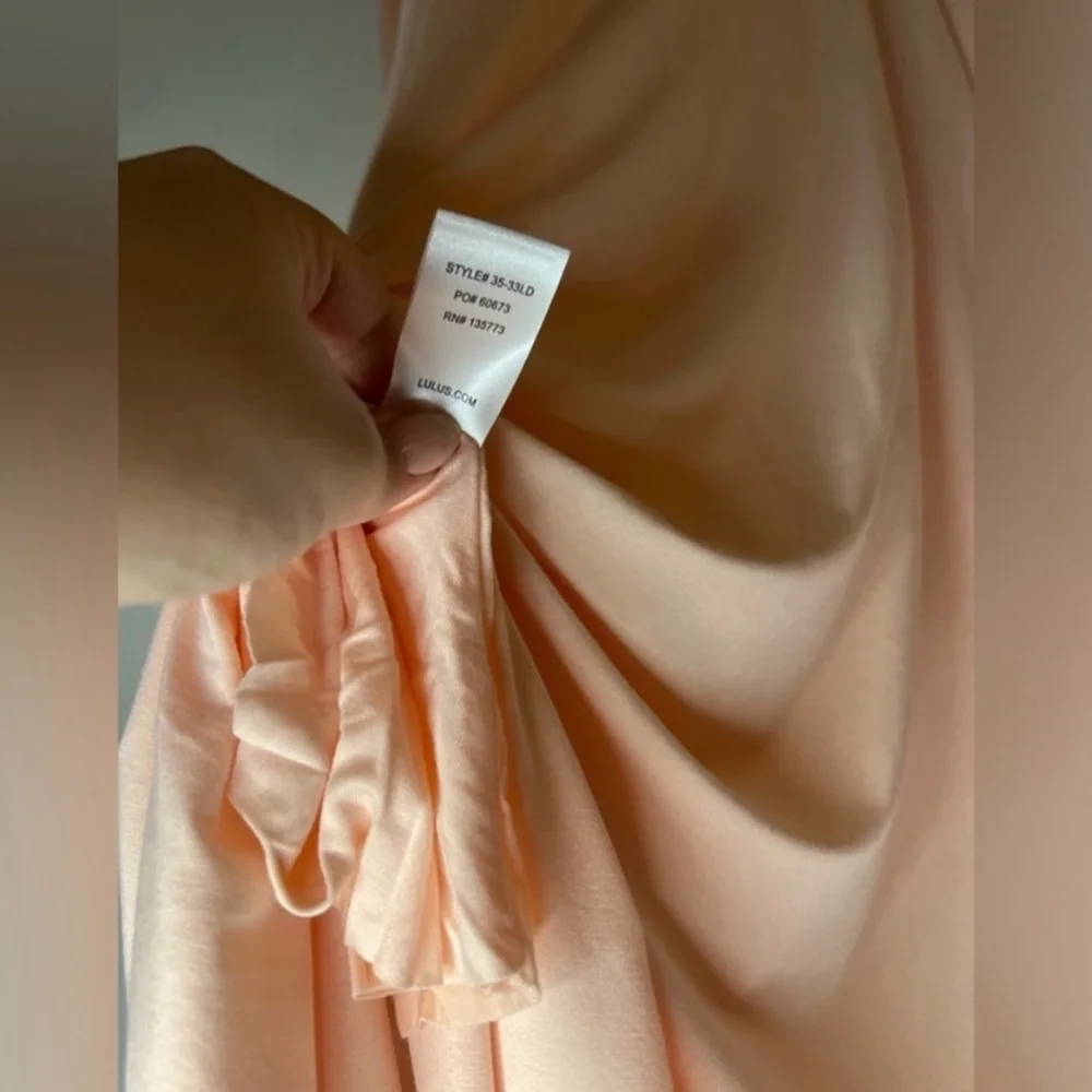 NWT Lulus - Tricks of the Trade Blush Pink Maxi Dress - Size Small - Picture 11 of 12